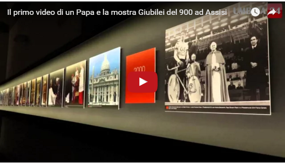 Il Primo video di un Papa e la mostra sui Giubilei del ‘900 ad Assisi