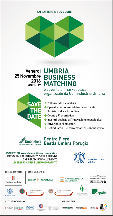 Umbria Business Matching, il 25 novembre le imprese incontrano le imprese