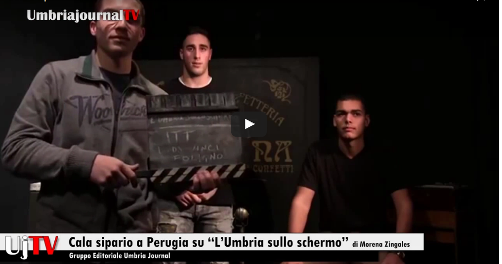 Umbria Journal Tv, servizio sulla chiusura della mostra “L’Umbria sullo schermo”